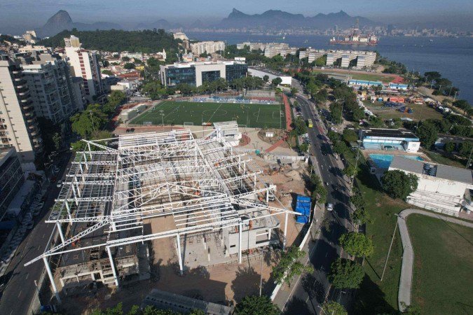 Quando concluída, Arena Niterói será primeira arena indoor da cidade para eventos esportivos e culturais - (crédito: Divulgação/Prefeitura de Niterói) Quando concluída, Arena Niterói será primeira arena indoor da cidade para eventos esportivos e culturais - (crédito: Divulgação/Prefeitura de Niterói)