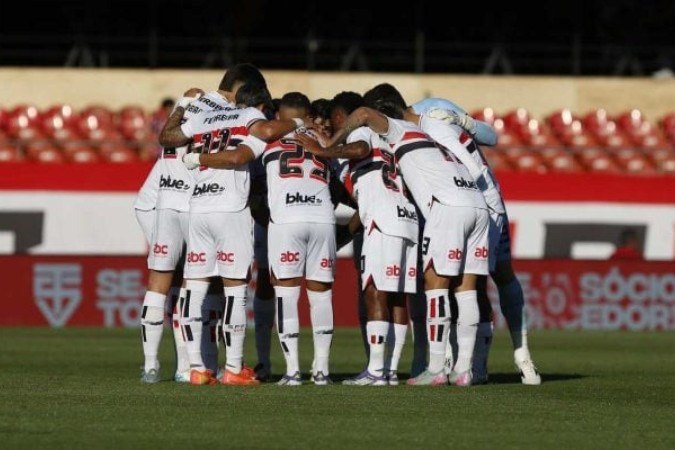 Gonzalo Tapia deve ser uma das novidades do São Paulo na Libertadores -  (crédito: Foto: Rubens Chiri / São Paulo FC)