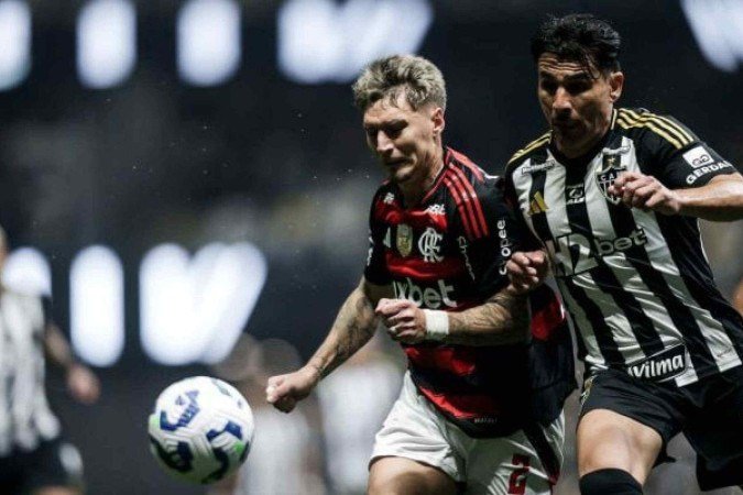Flamengo superou  Atlético-MG no tempo normal, mas foi eliminado nos pênaltis -  (crédito: Foto: Gilvan de Souza/Flamengo)