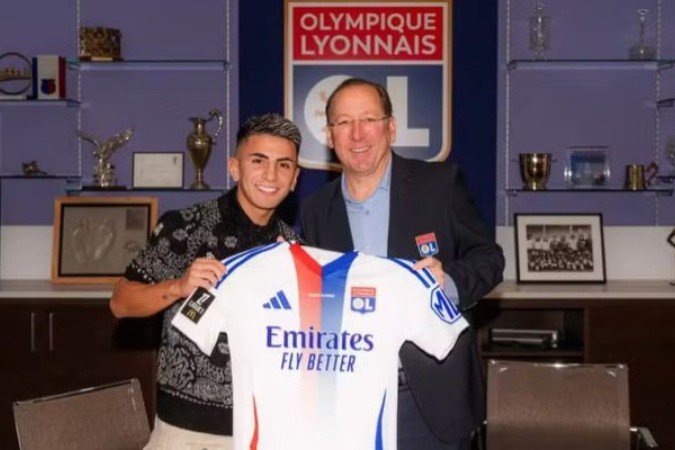 John Textor colocou Almada no Botafogo e no Lyon - (crédito: Foto: Lyubomir Domozetski/OL) John Textor colocou Almada no Botafogo e no Lyon - (crédito: Foto: Lyubomir Domozetski/OL)