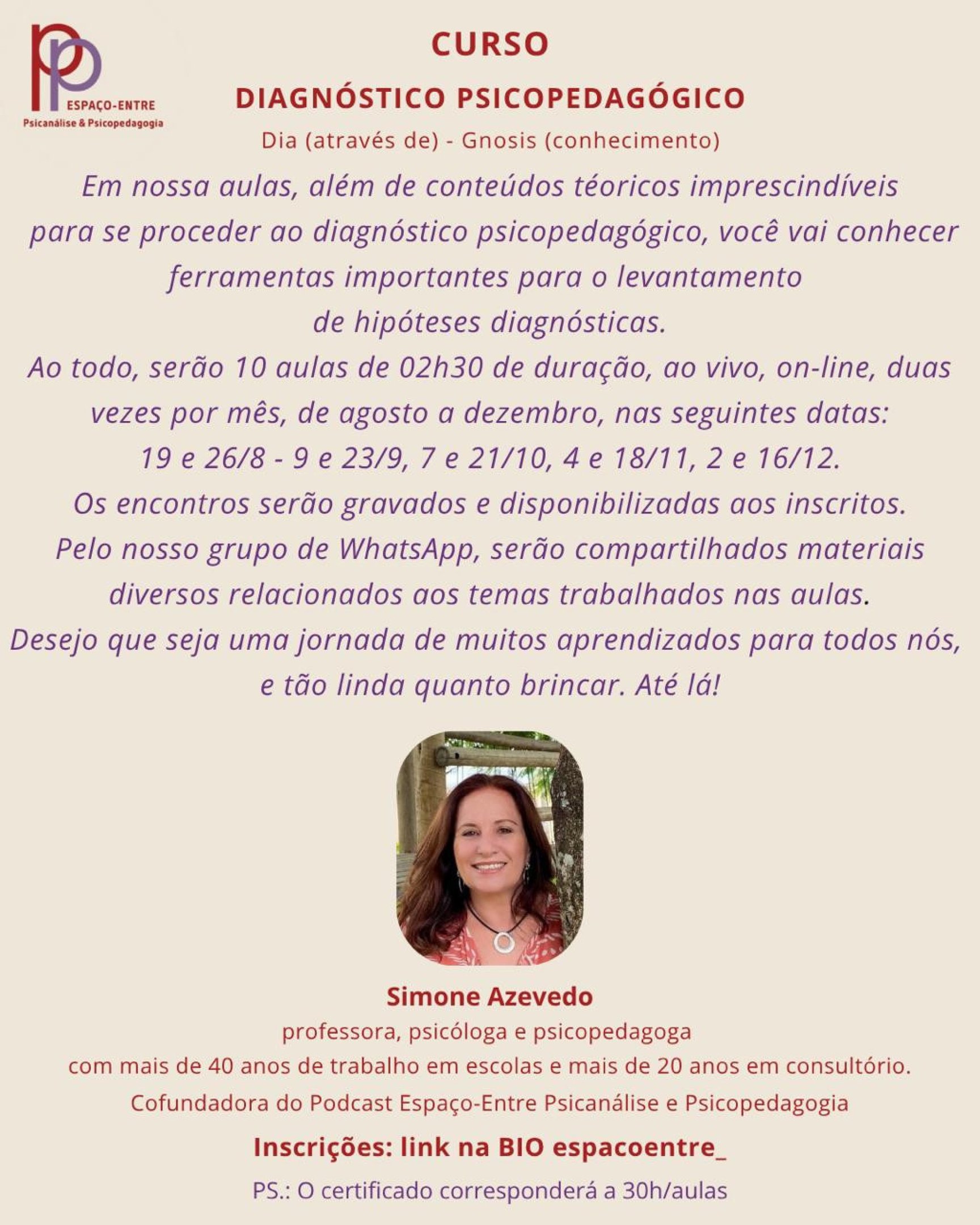 Voltado para profissionais da saúde e educação, o curso será feito de forma remota