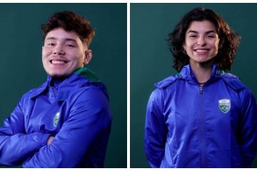 Lucas Takaki e Bianca Reis são os brasilienses no Pan-Júnior de Asssunção-2025 -  (crédito: Wander Roberto/COB)