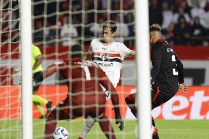 São Paulo leva a melhor sobre o Vitória, no Morumbis -  (crédito: Foto: Rubens Chiri/São Paulo FC)