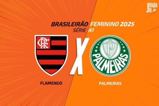 Flamengo e Palmeiras se enfrentam pelas quartas de final do Brasileirão Feminino - (crédito: Jogada10) Flamengo e Palmeiras se enfrentam pelas quartas de final do Brasileirão Feminino - (crédito: Jogada10)