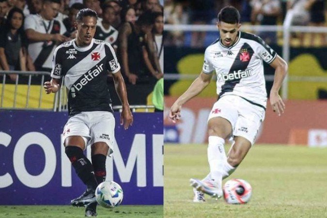 Maurício Lemos e Lucas Oliveira tentam voltar a ter espaço no Vasco do técnico Diniz -  (crédito: Fotos: Matheus Lima / Vasco)