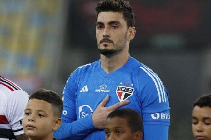 RAFAEL – Não levou tanto sustos ou exigido a trabalhar com dificuldade pelo Vitória. NOTA 5,0. Foto: Rubens Chiri / São Paulo FC