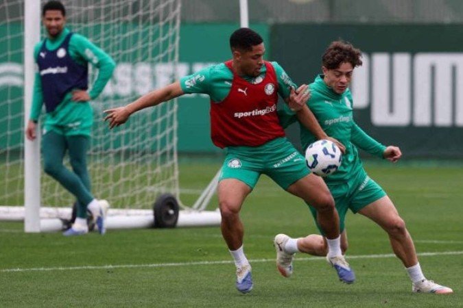 Palmeiras finalizou a preparação para duelo contra o Ceará - (crédito: Cesar Greco/Palmeiras) Palmeiras finalizou a preparação para duelo contra o Ceará - (crédito: Cesar Greco/Palmeiras)