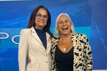 Ana Dubeux e Fafá de Belém no programa CB Poder, na TV Brasília -  (crédito: Correio Braziliense)