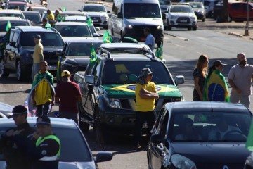 Ato bolsonarista em Brasília, dia 10/8/2025
