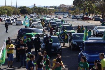 Ato bolsonarista em Brasília, dia 10/8/2025