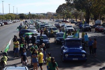 Ato bolsonarista em Brasília, dia 10/8/2025