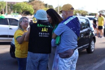 Ato bolsonarista em Brasília, dia 10/8/2025