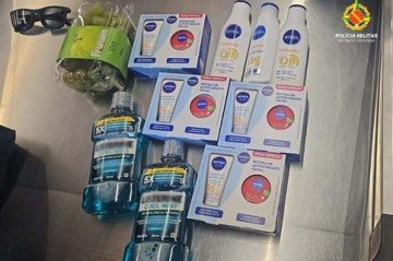 Furto em supermercado: homem é capturado após tentativa de fuga em Ceilândia
 -  (crédito: PMDF)