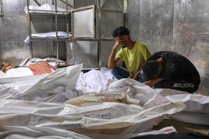 Mais de 60 mil palestinos foram assassinados desde 7 de outubro de 2023. Isso representa 2,6% do total da população da Faixa de Gaza -  (crédito:  AFP)