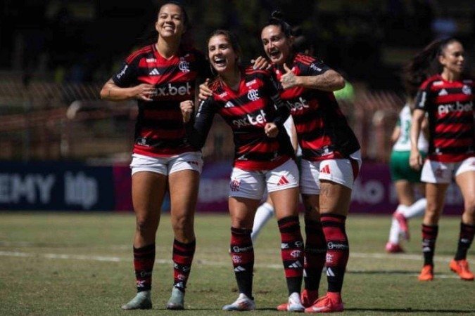 Flamengo venceu por 3 a 2 o primeiro duelo das quartas de final - (crédito: - Mariana Sá/Flamengo) Flamengo venceu por 3 a 2 o primeiro duelo das quartas de final - (crédito: - Mariana Sá/Flamengo)