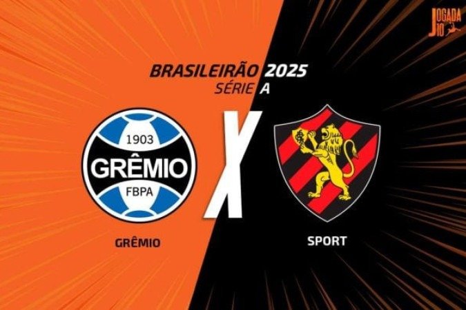 Grêmio e Sport se enfrentam neste domingo (10) pelo Campeonato Brasileiro - (crédito: Arte: Jogada10) Grêmio e Sport se enfrentam neste domingo (10) pelo Campeonato Brasileiro - (crédito: Arte: Jogada10)