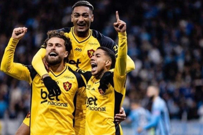 Grêmio perde para o Sport em casa e se complica no Brasileirão -  (crédito: Foto: Paulo Paiva/ Sport Recife)