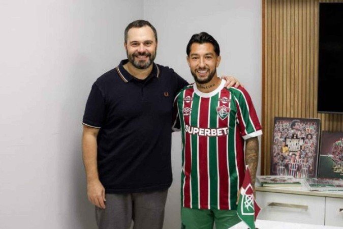 Luciano Acosta é o novo reforço do Fluminense para a sequência da temporada - (crédito: Foto: Lucas Merçon/Fluminense) Luciano Acosta é o novo reforço do Fluminense para a sequência da temporada - (crédito: Foto: Lucas Merçon/Fluminense)