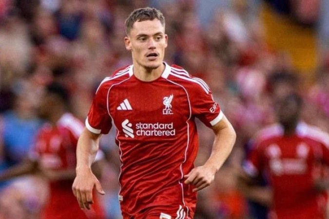 Wirtz em ação com a camisa do Liverpool - (crédito: Foto: Divulgação) Wirtz em ação com a camisa do Liverpool - (crédito: Foto: Divulgação)