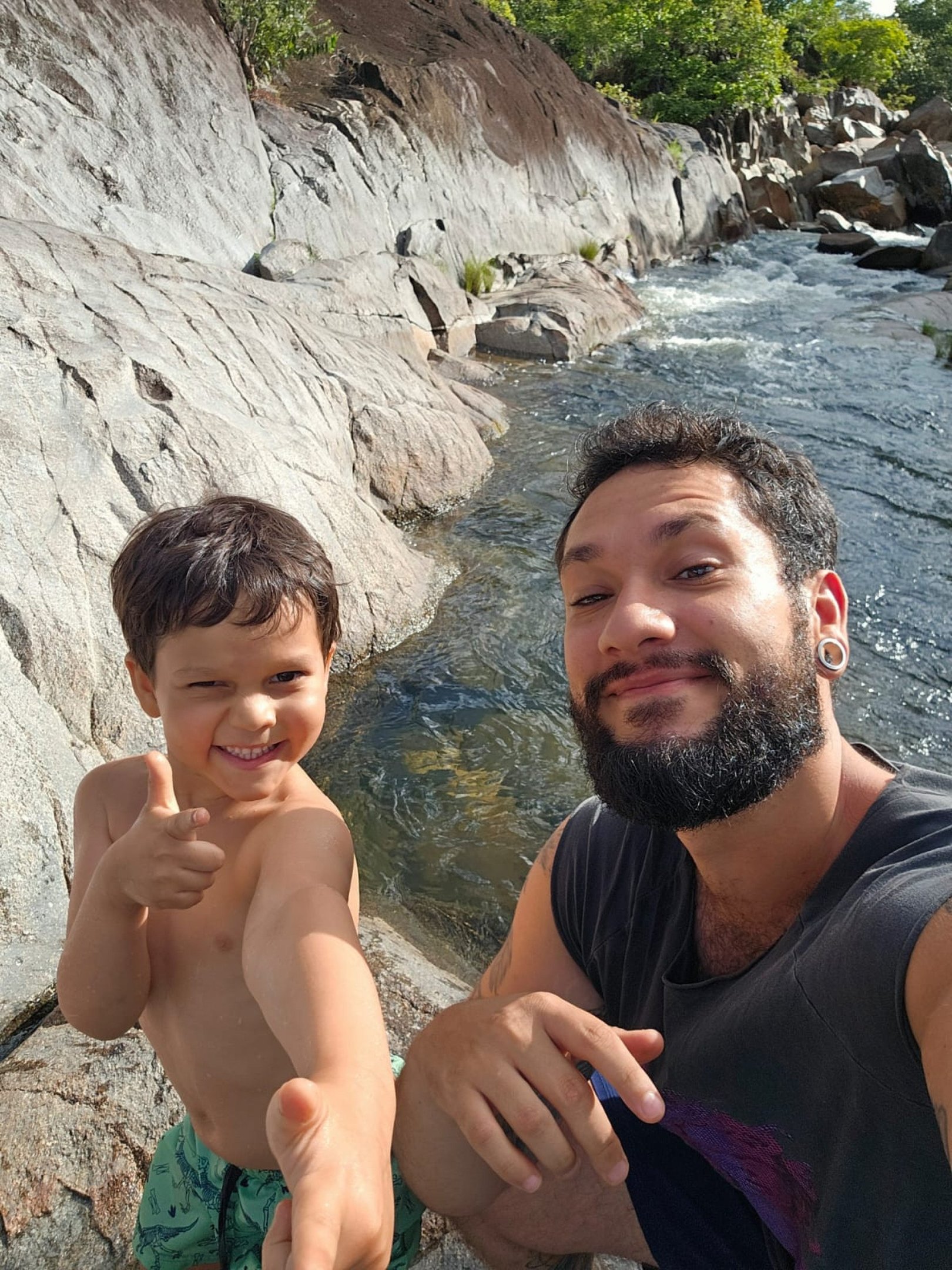 Bruno e Maruan são parceiros de aventuras na natureza