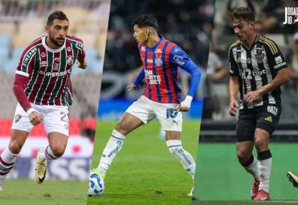 Fotos: Marcelo Gonçalves/Fluminense; Rafael Rodrigues/EC Bahia; Pedro Souza/Atlético;
