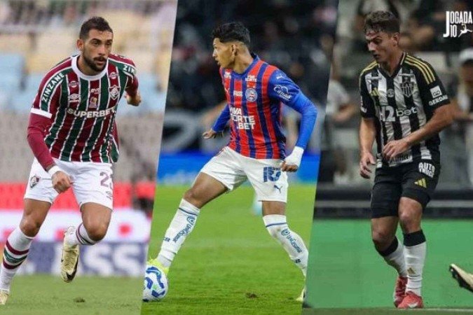 Freytes, Erick Pulga e Natanael estão entre as melhores contratações da temporada - (crédito: Fotos: Marcelo Gonçalves/Fluminense; Rafael Rodrigues/EC Bahia; Pedro Souza/Atlético; ) Freytes, Erick Pulga e Natanael estão entre as melhores contratações da temporada - (crédito: Fotos: Marcelo Gonçalves/Fluminense; Rafael Rodrigues/EC Bahia; Pedro Souza/Atlético; )