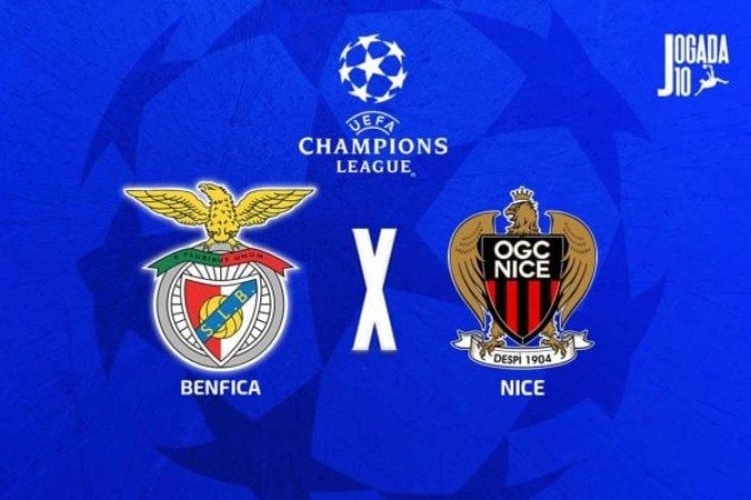 Benfica e Nice se enfrentam pela 3ª fase preliminar da Champions - (crédito: Arte: Jogada10) Benfica e Nice se enfrentam pela 3ª fase preliminar da Champions - (crédito: Arte: Jogada10)