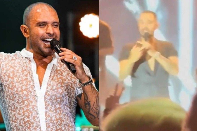 Diogo Nogueira surta e xinga fã após provocação em show -  (crédito: Reprodução/Divulgação)