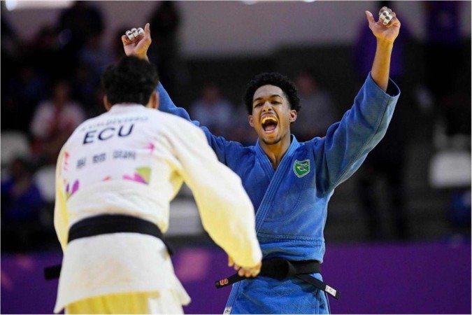 Time Brasil está com nove medalhas adicionadas no quadro nos primeiros dias de disputas na capital paraguaia -  (crédito: Alexandre Loureiro/CBJ)