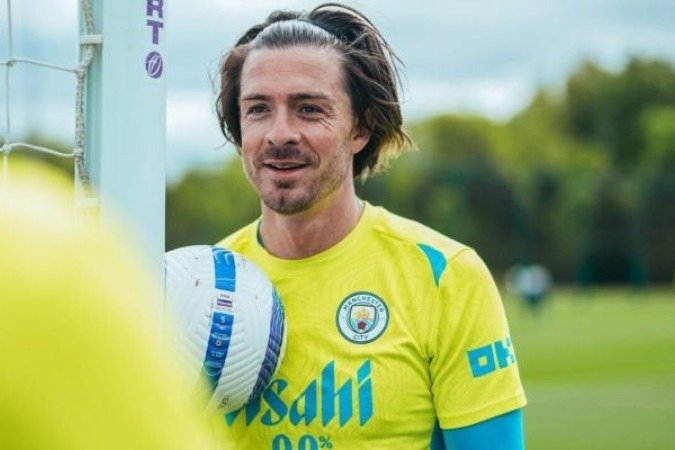 Grealish está bem perto de ser anunciado como reforço do Everton, da Inglaterra. - (crédito: Foto: Divulgação / Manchester City ) Grealish está bem perto de ser anunciado como reforço do Everton, da Inglaterra. - (crédito: Foto: Divulgação / Manchester City )