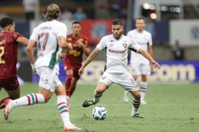 Nonato em ação com a camisa do Fluminense no empate com o Bahia - (crédito: Foto: Marcelo Gonçalves/Fluminense ) Nonato em ação com a camisa do Fluminense no empate com o Bahia - (crédito: Foto: Marcelo Gonçalves/Fluminense )