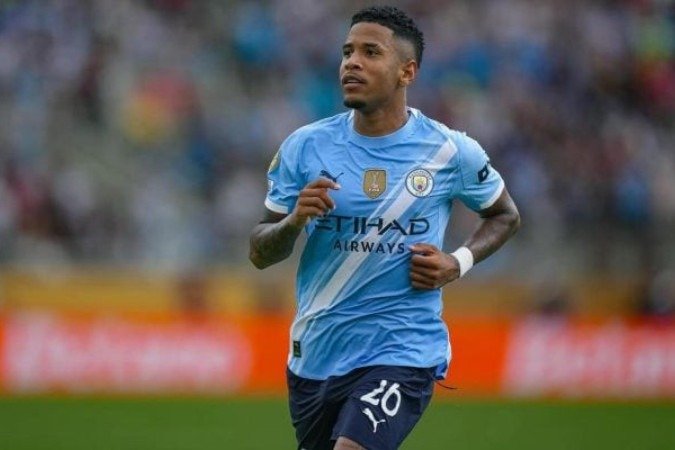 Savinho em ação cm a camisa do Manchester City na última temporada - (crédito: Foto: Reprodução/Instagram) Savinho em ação cm a camisa do Manchester City na última temporada - (crédito: Foto: Reprodução/Instagram)