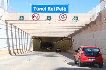 Túnel Rei Pelé transforma o centro de Taguatinga - (crédito: Paulo H. Carvalho/Agência Brasília) Túnel Rei Pelé transforma o centro de Taguatinga - (crédito: Paulo H. Carvalho/Agência Brasília)