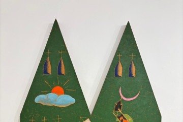 Francisco Galeno, Sem título, óleo sobre madeira, 130 x 95 cm, 1987 - Fotos Kim Rafael 