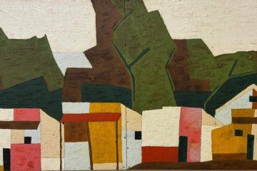 Francisco Galeno, Sem título, óleo sobre madeira, 49 x 120 cm, 1983 Coleção Lucas Galeno - Foto Kim Rafael