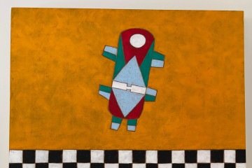 New York, óleo sobre madeira da Coleção Lêda Oliveira