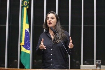 Fernanda Melchionna nomeou o projeto como 'PL da soberania financeira'
 -  (crédito: Bruno Spada/Câmara dos Deputados)