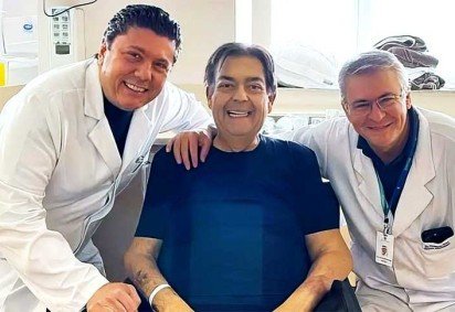 Os transplantes foram realizados no Hospital Albert Einstein, em São Paulo. Com a saúde delicada, Faustão já havia passado por um transplante de coração em 2023 e um de rim em 2024. -  (crédito: Reprodução/Instagram)