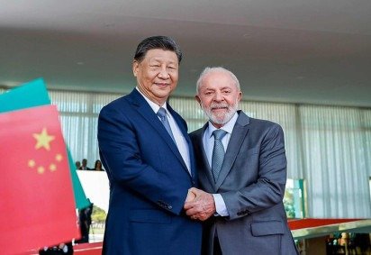 O presidente Lula telefonou para o presidente da China, Xi Jinping
 -  (crédito: Ricardo Stuckert/PR)