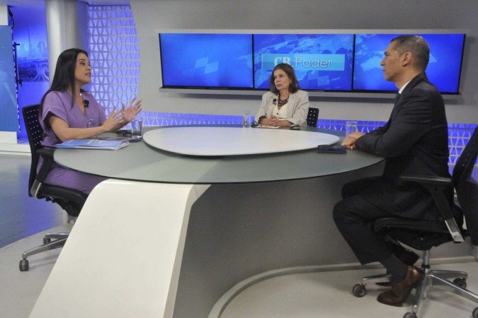 Giselle Ferreira, secretária da Mulher do DF, fala ao CB.Poder sobre o Agosto Lilás -  (crédito:  Marcelo Ferreira/CB/D.A Press)