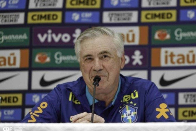 Carlo Ancelotti já tem data para convocar a Seleção; veja -  (crédito: Foto: Rafael Ribeiro / CBF)