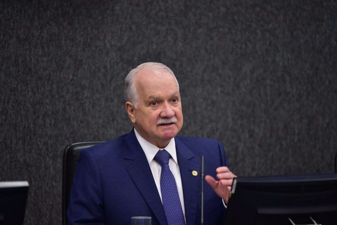 O ministro Edson Fachin também foi sancionado pelo governo norte-americano -  (crédito: Zeca Ribeiro /Ag. CNJ.)