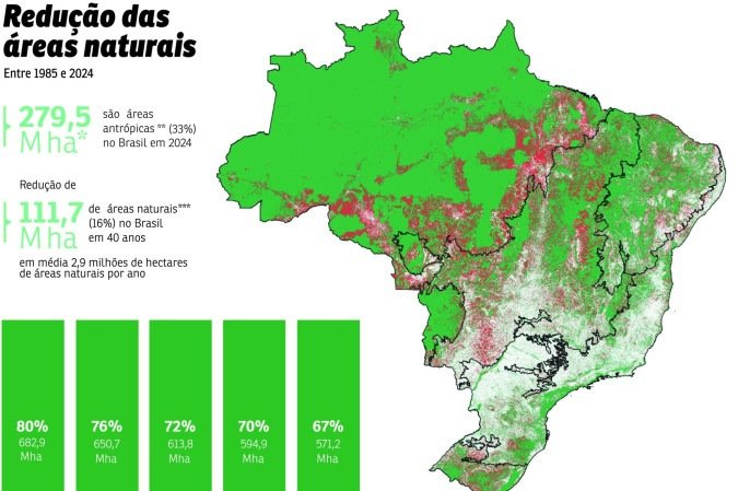 mapa brasil areas naturais
