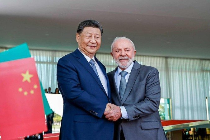 O presidente Lula telefonou para o presidente da China, Xi Jinping
 -  (crédito: Ricardo Stuckert/PR)