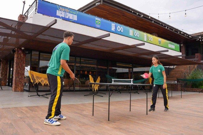 Atletas brasileiros têm à disposição equipamentos para auxiliar no entretenimento durante o confinamento