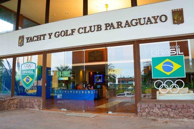 Estrutura no Yacht & Golf Clube Paraguayo foi adaptada para atender as necessidades do Time Brasil - (crédito: Marina Ziehe/COB) Estrutura no Yacht & Golf Clube Paraguayo foi adaptada para atender as necessidades do Time Brasil - (crédito: Marina Ziehe/COB)