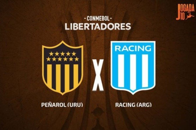Peñarol e Racing se enfrentam pelo jogo de ida das oitavas de final da Libertadores - (crédito: Foto: Arte/Jogada10) Peñarol e Racing se enfrentam pelo jogo de ida das oitavas de final da Libertadores - (crédito: Foto: Arte/Jogada10)