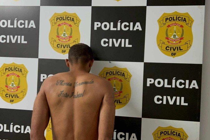 Homem foi preso na Asa Norte -  (crédito: PCDF/Divulgação)