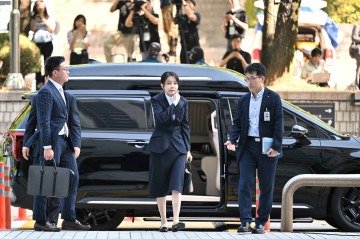  A primeira-dama Kim Keon Hee foi acusada de manipulação financeira  -  (crédito:  AFP)