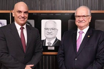 Edson Fachin será o novo presidente da Corte.  Alexandre de Moraes será o vice -  (crédito: Secom TSE)